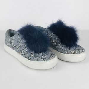 Sam Edelman slip on sneaker shoe blue size 7
